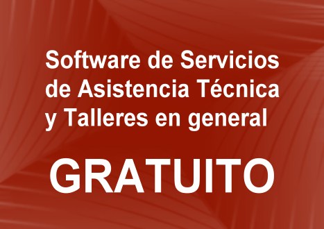Software de Servicios de Asistencia T&eacute;cnica y Talleres en general GRATUITO