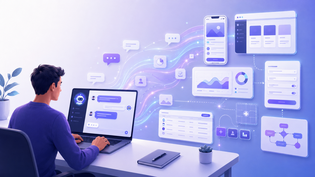 ¿Cómo se crean aplicaciones por chat?