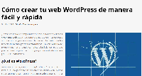 Cómo crear tu web WordPress de manera fácil y rápida