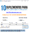 Calculadora Gasto energético Basal v1.0