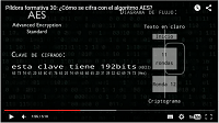¿Cómo se cifra con el algoritmo AES?