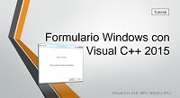 Formulario Windows con Visual C++
