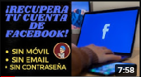 Recupera tu cuenta de Facebook sin móvil, e-mail o contraseña