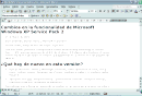 Cambios en el Windows XP Service Pack 2