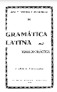 Gramática Latina Teórico-Práctica
