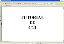 Tutorial de CGI