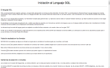 Iniciación al Lenguaje SQL