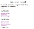 Curso sobre redes (I)