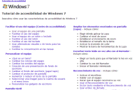 Tutorial de accesibilidad de Windows 7