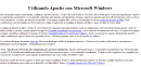 Utilizando Apache con Microsoft Windows