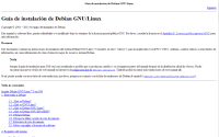 Guía de instalación de Debian GNU/Linux