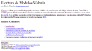 Escritura de Módulos Webmin