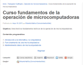 Fundamentos de la operación de Microcomputadoras