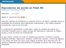 Reproductor de Sonido en Flash MX