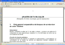 Televisión en Color. Curso básico
