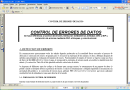 Control de errores de datos: detección y corrección de errores