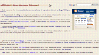 Blogs, Weblogs o Bitácoras