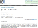 Qué es la Accesibilidad Web