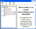 Manual de ayuda para SIM2000