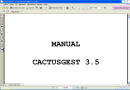 Manual CactusGest Gestión General