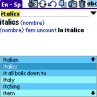 SlovoEd Spanish-English-Spanish Palm dictionary (Gold) v4.14