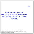 Instalacion Exchange 2000 Server