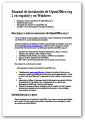 Manual de instalación de OpenOffice