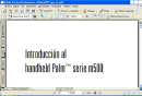 Introducción al handheld Palm serie m500