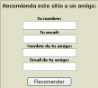 Recomendar a un amigo en PHP
