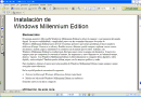 Instalación de Windows Millennium Edition