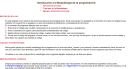 Introducción a la Metodología de la programación