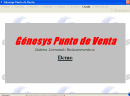 Génesys Punto de Venta v1.00