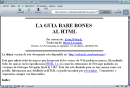 La guía Bare Bones al HTML