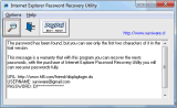 Internet Explorer Password Recovery Utility