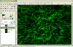 Fondo Matrix con Gimp