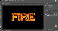 Creando efecto de texto con llamas realistas (Photoshop)