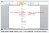 Personalización masiva de documentos