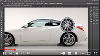 Cambiar las llantas de un coche con Photoshop