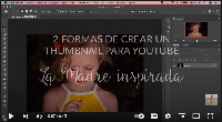 Crear thumbnail o miniatura con Photoshop