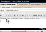 Cómo agregar un vídeo de Youtube a tu blog