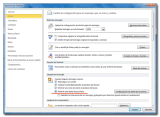 Desactivar notificaciones en Outlook 2010