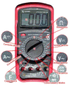 El multímetro digital (Tester digital o VOM)