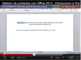 Curso de gestión de contactos con Office 2010 -2ª parte