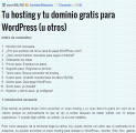 Tu hosting y tu dominio gratis para WordPress (u otros)