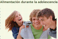 Alimentación en las etapas de la vida: Adolescencia