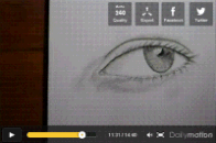 Aprende a dibujar ojos semi realistas