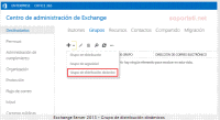 Grupos de distribución dinámicos en Exchange Server 2013