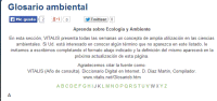 Glosario ambiental