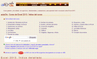 Curso de Excel 2013 de aulaClic