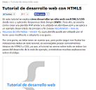 Tutorial de desarrollo web con HTML5